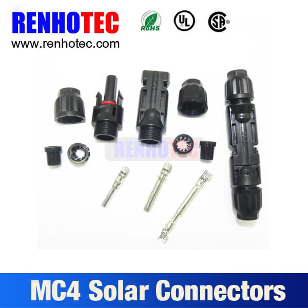 TUV approval Photovoltaic Solar MC4 connector with 1 pair